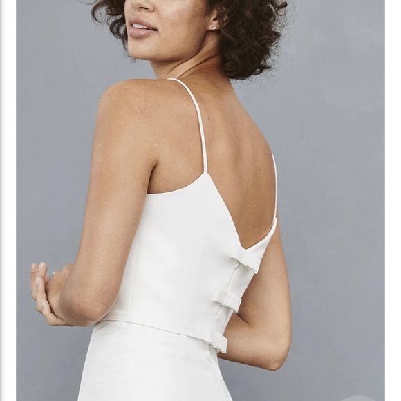 Amsale Faille Midi Column Sheath Dress - LW139 - Picture 2 of 10